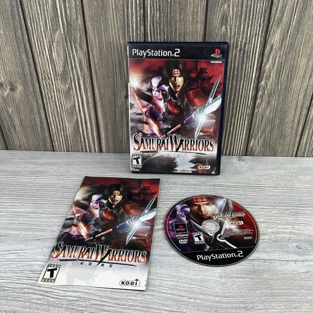 Samurai Warriors (Sony PlayStation 2, 2004) Tested Working